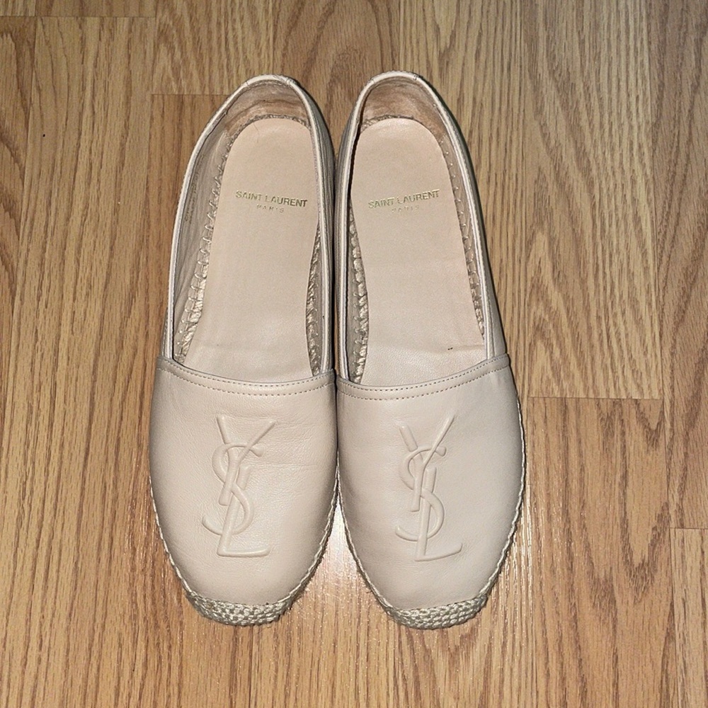Authentic YSL espadrille.